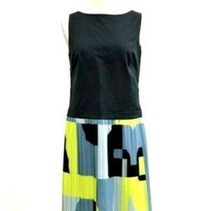Raoul Pleated Madison Pinafore Dress
